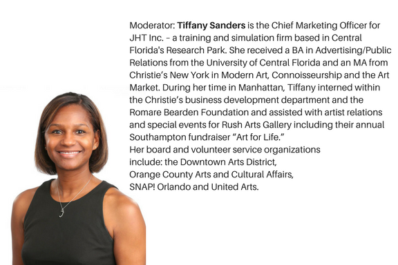 Moderator- Tiffany Sanders